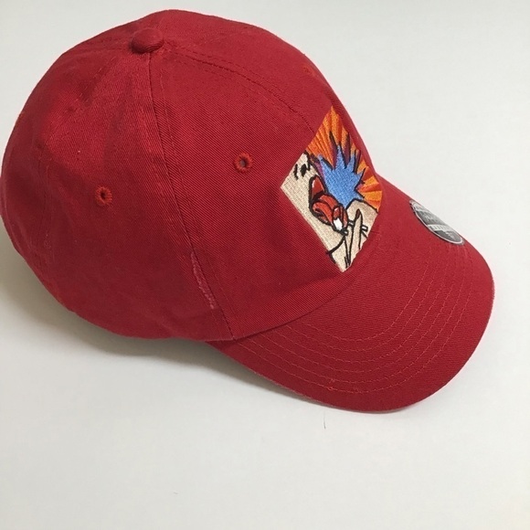 The Black Keys Rock Band Hat Strap Back Cap Red Canvas Lollipop Adjusts RARE NEW - Picture 12 of 12